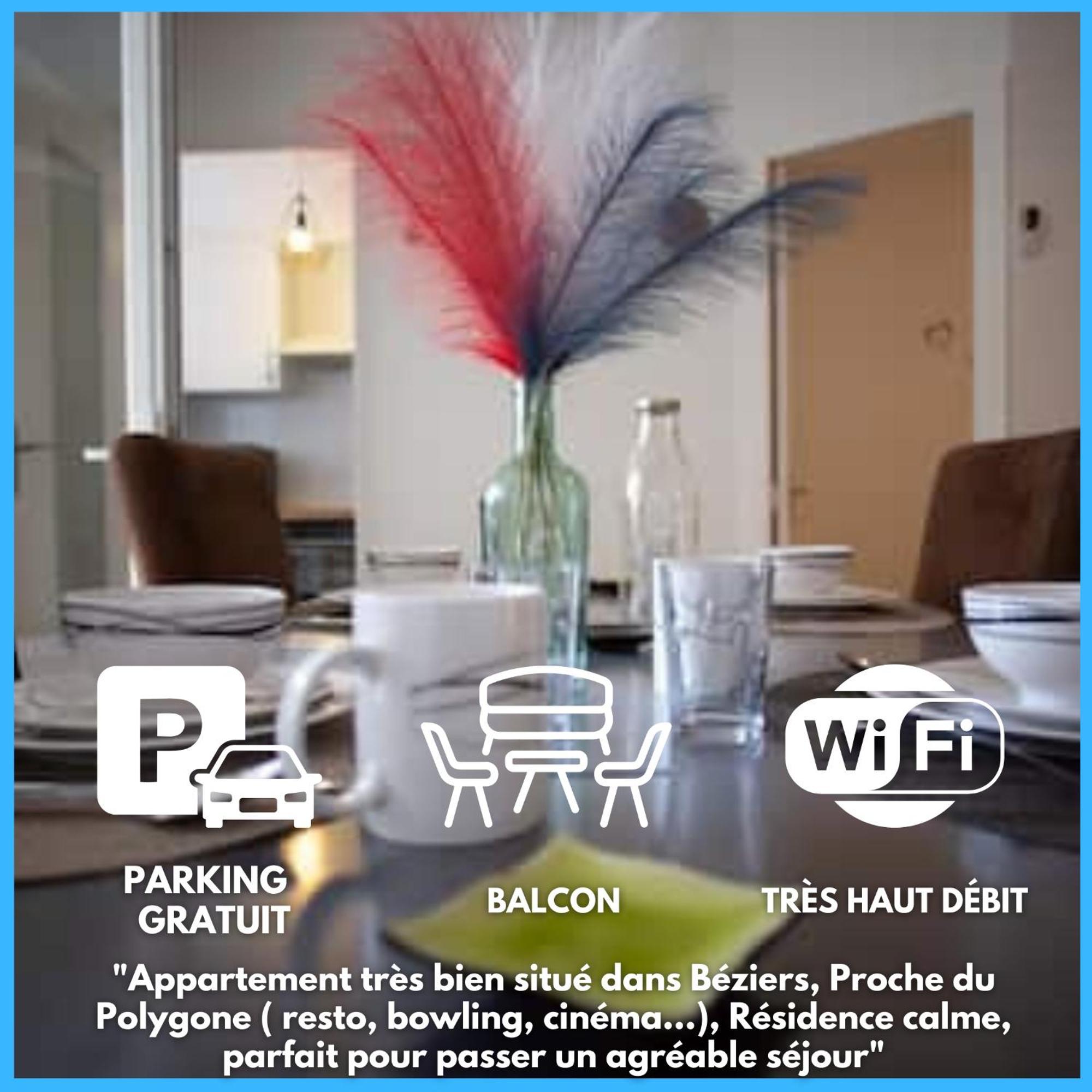 Le Cypres - Appartement Ideal Pour Vos Vacances Ou Vos Deplacements Professionnels A Béziers Esterno foto